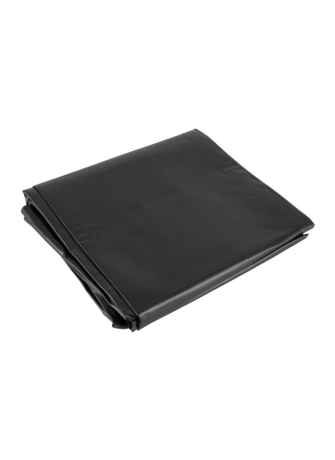 Drap de lit en vinyle noir 200 x 230 cm  - R250465